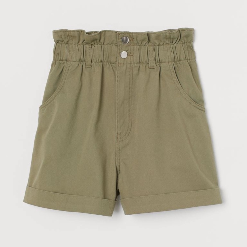 3 FOR 10/H&M Cotton Paper-bag Short
